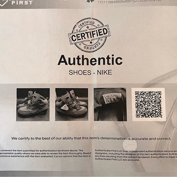 *Rare* COA Jordan Winterized Spizike Boot Flint Grey Cherrywood Nightshade - Picture 3 of 16